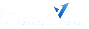 incorvia logo white